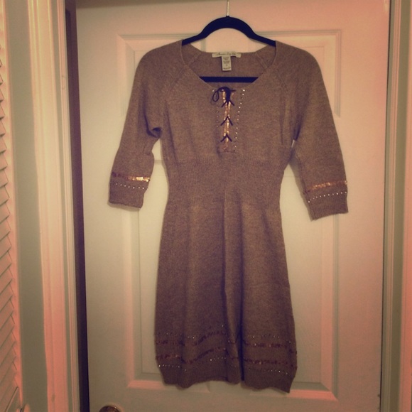 Boho Soft Sweater Dress