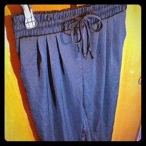 (Unused) Blue silk harem pants