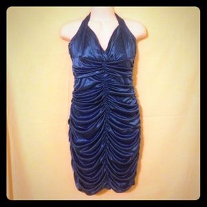 Blue short dress
