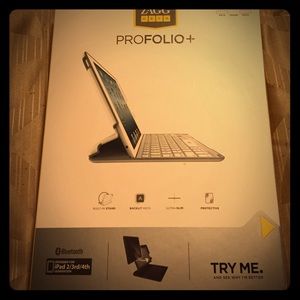 Zagg Profolio+ White ipad 2/3rd/4th generation