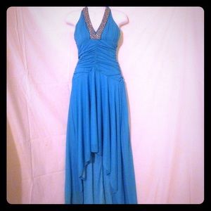 Light blue prom dress