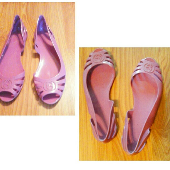 Gucci Jelly Flats