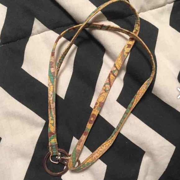Lemon parfait Vera Bradey lanyard