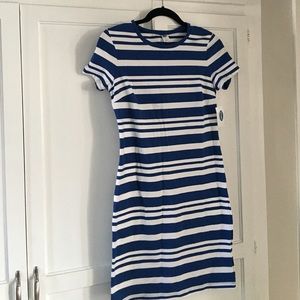 Stripped T-Shirt Dress
