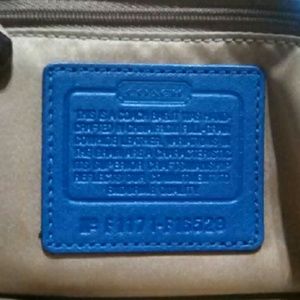Authentic Coach shoulder purse