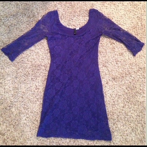 Lace tunic. Beautiful indigo!