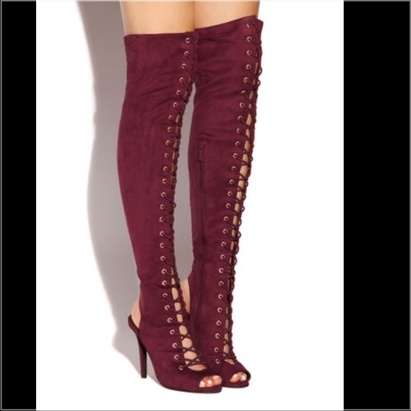Thigh High Suede Boots