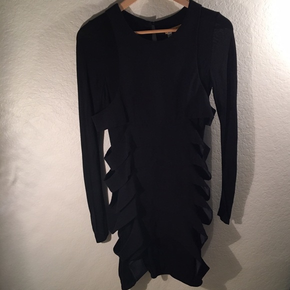 Alice and Olivia black dress