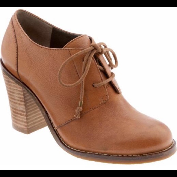 Leather, Oxford lace up bootie