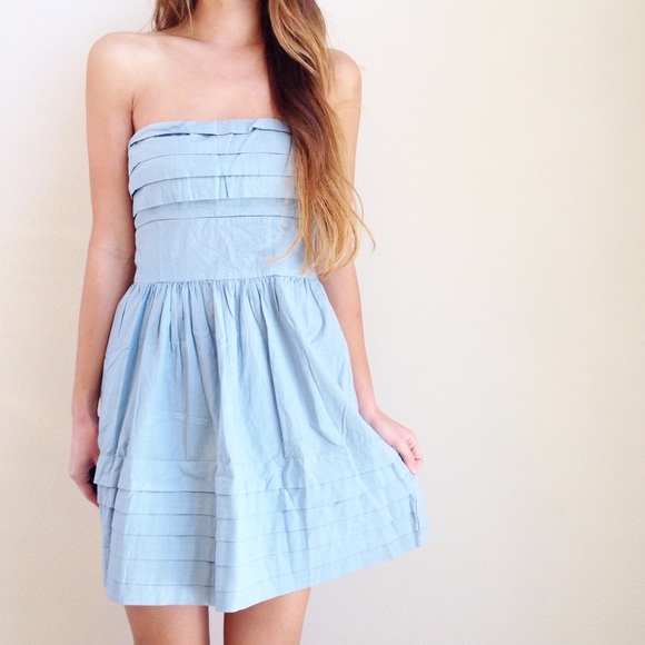 BB Dakota Dresses & Skirts - | new | chambray strapless dress