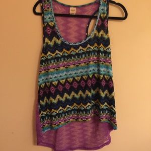 Aztec Print Tank Top NWOT