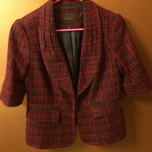 The Limited Tweed Short-Sleeved Jacket