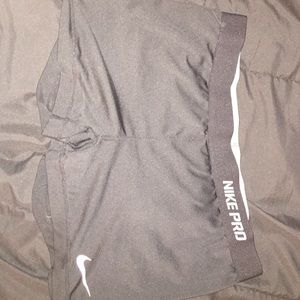Nike pro Dri-Fit compression spandex shorts