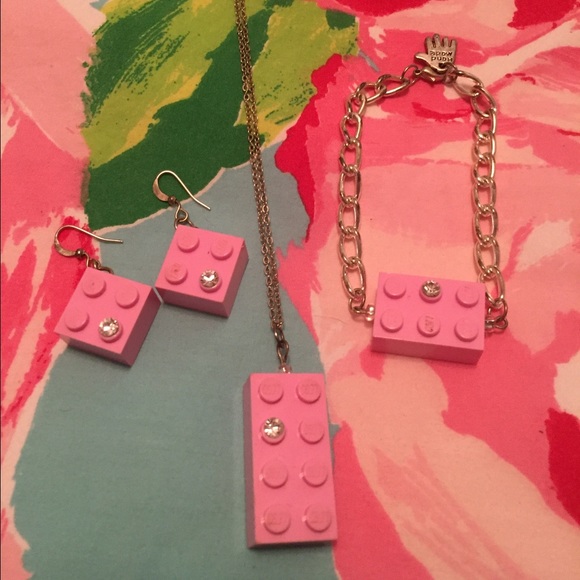 Pink Lego Jewelry!