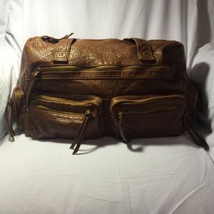 Decree Small Faux Leather Weekender
