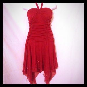 Red homecoming dress