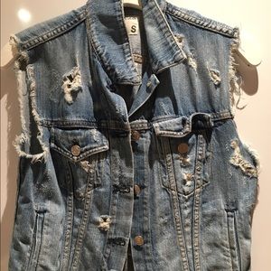 Rag and Bone denim vest