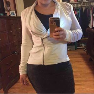 Jessica Simpson suede jacket