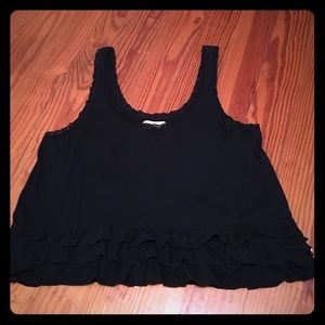 Navy Blue Hollister Crop top Tank
