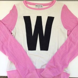 Wildfox Big W Baggy Beach Jumper