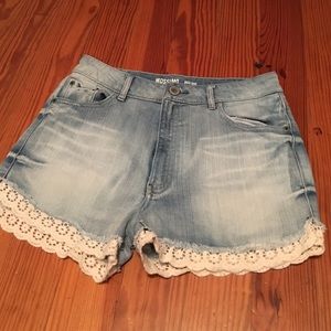 High Waisted Jean Shorts