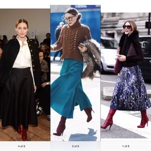 Christian Louboutin Red YSA leather suede Boots