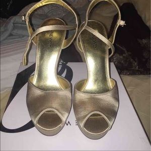 Champagne Nine West heels