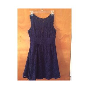 Blue formal type dress