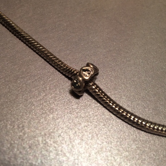 Authentic Pandora SPACE IN MY HEART clear CZ space