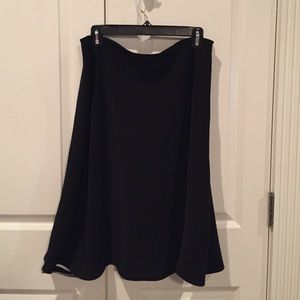 Black swing skirt White House Black Market