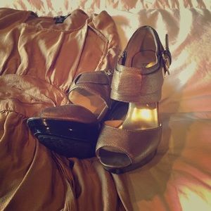 Michael Kors Morgen platform- Bronze