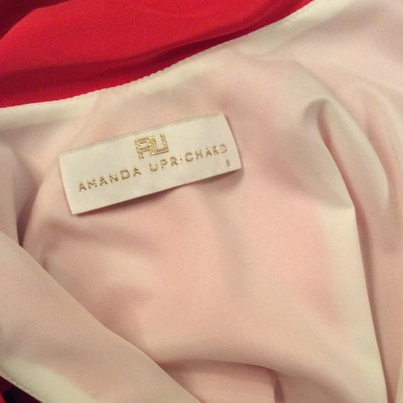 AMANDA UPRICHARD 100% SILK RED DRESS NWOT!!! - Picture 4 of 4