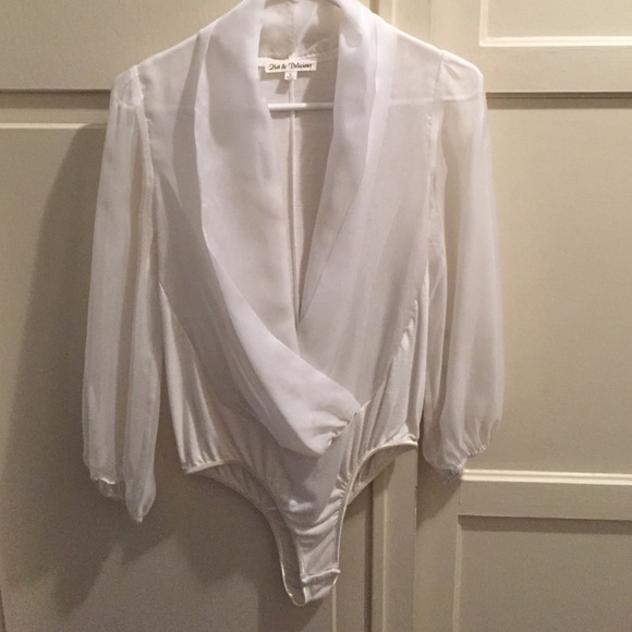 Sheer Blouse Bodysuit
