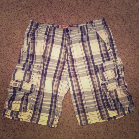 Mens plaid shorts