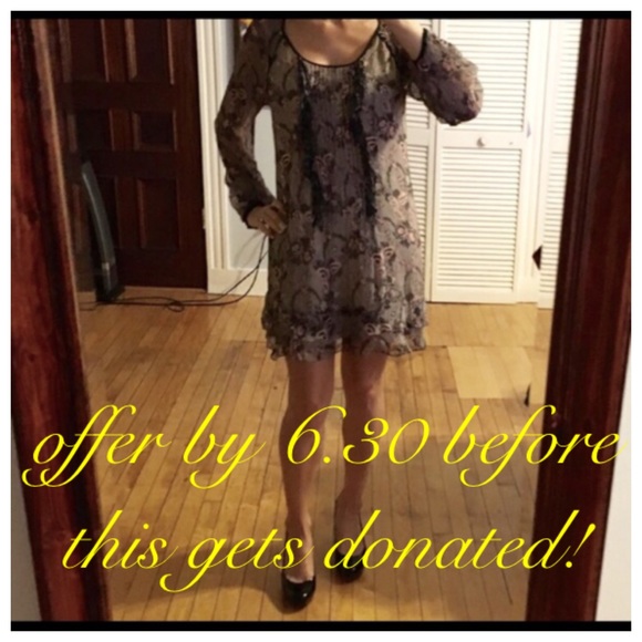 Tracy Reese boho floral dress/top- two ways!