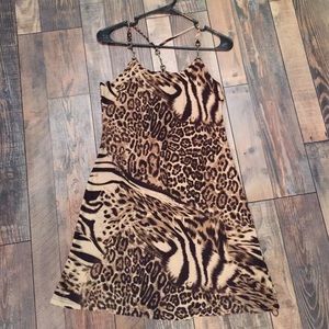 Women's size small leopard dress