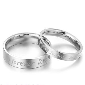 Stainless Steel ❤️"Forever Love"❤️ Rings