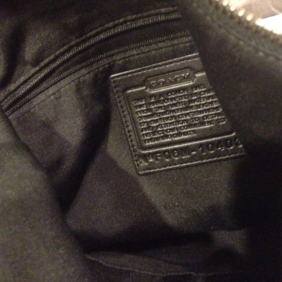 Black Coach Bucket Shoulder Bag - Picture 3 of 4