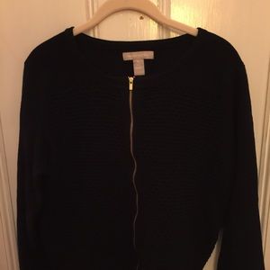 Banana Republic zip up cardigan.