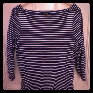 Talbots striped tee