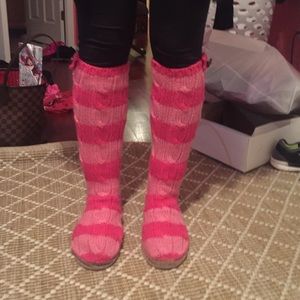 PINK Victoria Secret Slipper Booties