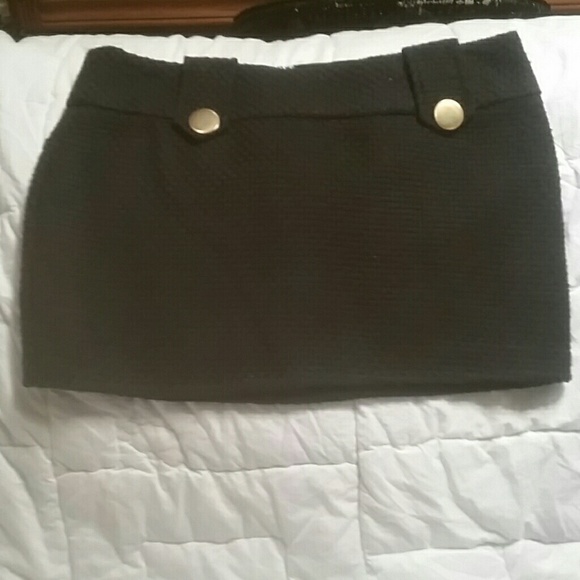Wool Mini Skirt