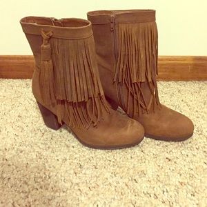 Calvin Klein Fringe Boots