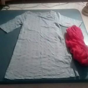 Blouse With Infinity Scarf