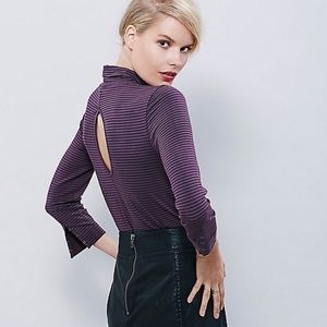 Free People Mock Neck top