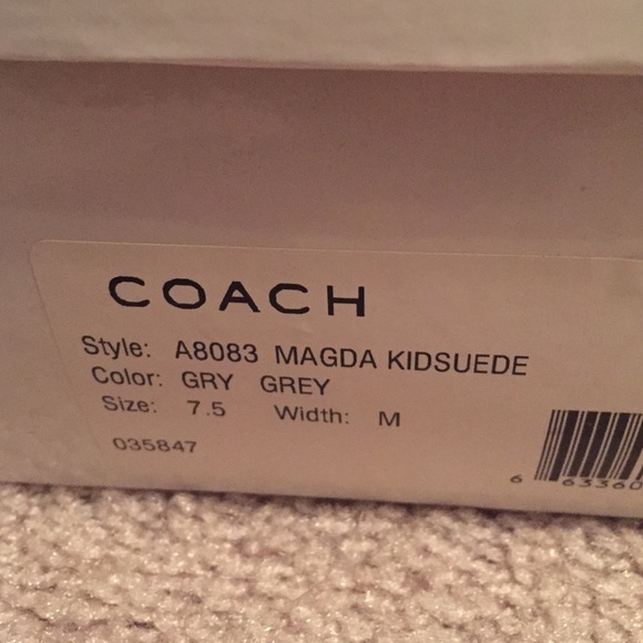 Coach Magda Kidsuede wedges - Picture 2 of 6