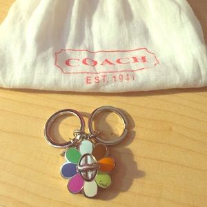 Two piece Coach keychain
