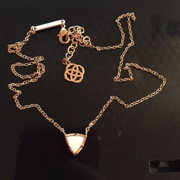 Perry gold K.S. Necklace in white drusy