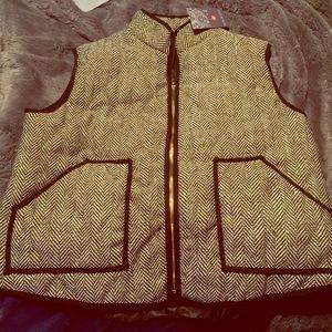 J.Crew Look Alike Herringbone Vest