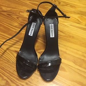 Patent Leather Strap Heels